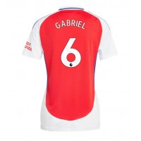 Camiseta Arsenal Gabriel Magalhaes #6 Primera Equipación para mujer 2024-25 manga corta